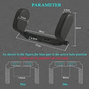 Axooms Car Seat Headrest Pillow, Detachable Head and Neck Support, Adjustable 360° Luxury Side Support for Sleeping, Travel Pillow for Kids and Adults (Black)