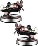 Axooms Solar-Powered Rotating Helicopter Car Air Freshener with Aromatherapy Diffuser, Long-Lasting Cologne Scent, Unique Car Interior Decor Accessory