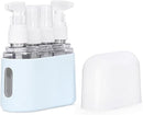 Axooms 4-Piece Silicone Travel Bottle Set, Leakproof TSA-Approved Toiletry Containers