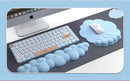 Axooms 17-Inch Cloud Keyboard Wrist Rest and Mouse Wrist Support, White