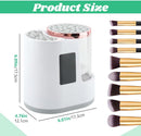 Axooms 3-in-1 Electric Makeup Brush Cleaner and Dryer, Automatic USB Cosmetic Brush Cleaner for All Sizes, Contour and Eyeshadow Brushes