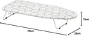 IKEA JÄLL Tabletop Ironing Board - Polyester, White, 73x32x13 cm