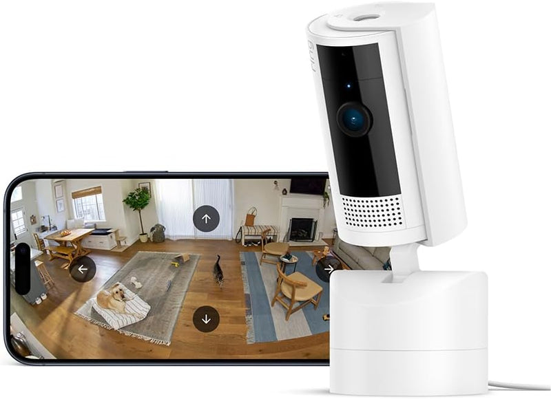 Ring Pan-Tilt Indoor Camera Plug-In Pet Security Camera