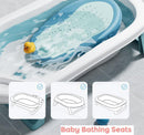 Axooms Foldable Baby Bath Seat for Newborns, 0–12 Months