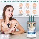 Axooms Multi Bright Automatic Makeup Brush Cleaner - Portable Tool for Foundation, Contour, Eyeshadow & Blush Brushes