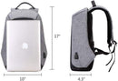 Axooms Anti-Theft Water-Resistant Laptop Travel Bag with Large Storage Capacity and USB Phone Charging Port