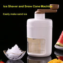 Axooms Ice Shaver & Snow Cone Machine - Portable Manual Ice Crusher with Free Ice Cube Trays - BPA Free
