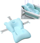 Axooms Baby Bath Cushion, Non-Slip Newborn Bath Seat Support, Soft Quick-Dry Adjustable Bath Mat