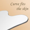 Axooms Stainless Steel Heart-Shaped Gua Sha Tool for Face, Body, Eyes & Neck Massage