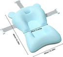 Axooms Baby Bath Cushion, Non-Slip Newborn Bath Seat Support, Soft Quick-Dry Adjustable Bath Mat