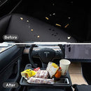 Axooms Multi-Function Car Steering Wheel Laptop Desk and Food Tray, Portable Tablet and Notebook Holder, Black ABS Plastic