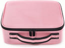 Axooms Cosmetics Storage Bag with Adjustable Compartments, Black, 25 × 22 × 9 cm