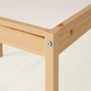 Axooms Children's Table with Two Chairs, White Pine Wood