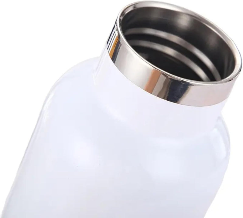 Sport Water Bottle Double Wall Insulated - White