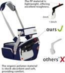 Hounsh Gray Baby Hip Seat Carrier with Adjustable Strap, Zipper Pocket, Soft Base, and Large Storage Space (Gray)