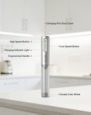 CIRCLE JOY Rechargeable Milk Frother Handheld with Stand, Dual Spring Whisk Head Electric Coffee Frother Foam Maker, Portable Drink Mixer for Cappuccino, Latte, Matcha, Black
