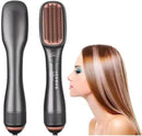Axooms 1200W Ceramic Hot Air Hair Dryer Brush, Rotating Straightening, Styling and Volumizing Brush with 3 Heat and 2 Speed Settings for All Hair Types