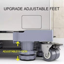 Axoom Adjustable Washing Machine Roller Stand | Universal Heavy-Duty Refrigerator Base Trolley | Multi-Function Anti-Vibration Appliance Base | 360° Locking Swivel Telescopic Wheels