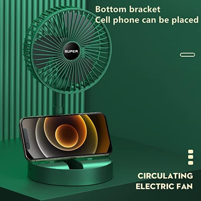 Foldable Desk Fan with Adjustable Height