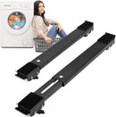 Axooms Furniture Dolly Roller with Wheels - Heavy Duty Appliance Roller Set with Brakes | Extendable Base for Washer, Refrigerator, Dryer & Furniture | 660 lb Load Capacity