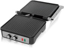 Axooms Electric Grill & Steak Maker – Non-Stick Removable Plates, 180° Open Flat Grilling, Adjustable Temperature Control (80–200°C), Stainless Steel Sandwich Press & Indoor Grill with Drip Tray