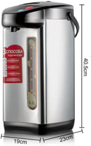 Axooms 6.8L Instant Hot Water Dispenser - Electric Thermal Kettle with Auto Dispense, Sabbath Mode, Digital Temperature Control & Fast Reboil | 304 Stainless Steel Tea & Coffee Urn for Home, Office & Gatherings