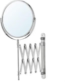 Axooms Wall-Mounted Bathroom Mirror for Shaving and Makeup, 3× Magnification, 170 mm, Stainless Steel