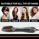 Joy Professional 2 in 1 Hot Air Styling Comb, Air Styling & Drying System, Multi Style Hair Styling Brush, Hair Dryer and Hair Straightener (10% Discount on Checkout)