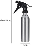 Axooms Refillable Water Spray Bottle - Aluminum Alloy 300ml Silver (Pack of 3)