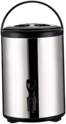 Hot Water Dispenser 8L Insulated Hot Water Urn with Faucet & Handle Stainless Steel Tea Dispenser for Coffee Tea Cold Milk Juice