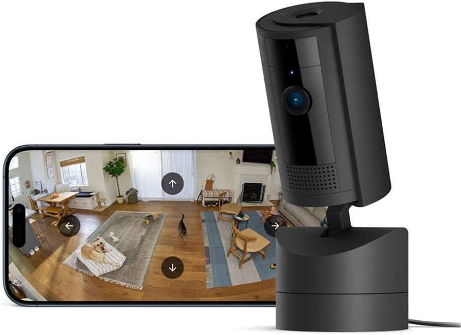 Ring Pan-Tilt Indoor Camera Plug-In Pet Security Camera