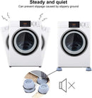 Camilles Washing Machine Holder, Anti-Vibration Foot Pads, Shock Absorbing Washing Machine Pads, Noise Cancelling Furniture Feet (4 Pieces)