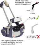 Hounsh Gray Baby Hip Seat Carrier with Adjustable Strap, Zipper Pocket, Soft Base, and Large Storage Space (Gray)