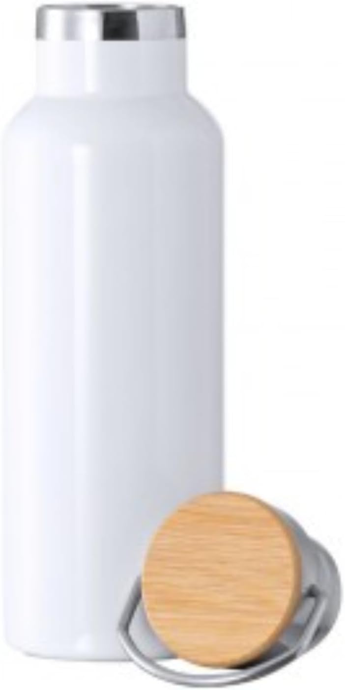 Sport Water Bottle Double Wall Insulated - White