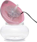 Electric Air Humidifier & Purifier - Leaf Design Pink