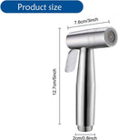 Axooms Handheld Toilet Bidet Sprayer, Dual-Mode Jet and Soft Spray Stainless Steel Baby Diaper Sprayer, Side Sprayer Head Only