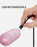 CIRCLE JOY Rechargeable Milk Frother Handheld with Stand, Dual Spring Whisk Head Electric Coffee Frother Foam Maker, Portable Drink Mixer for Cappuccino, Latte, Matcha, Black