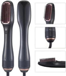 Axooms 2-in-1 Hair Styling and Air Drying Brush with Dual-Bristle Technology for Effortless Detangling and Smoothing, Lightweight Ergonomic Design