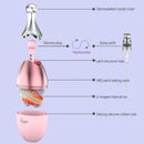 Axooms Facial Ice Cube Roller with Spray Nozzle, Face and Eye Skincare Massage Tool to Remove Fine Eye Lines and Enhance Natural Glow (Spray Ice Cube, Purple)