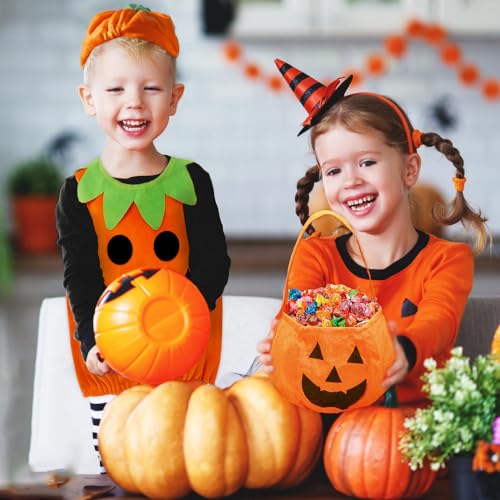Kids Pumpkin Costume with Pumpkin Hat