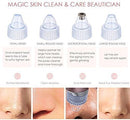 Axooms Acne Pore Cleaner, Electric Blackhead Remover with 4 Microcrystalline Heads (Multicolor)
