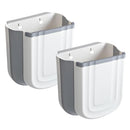 Axooms Collapsible Hanging Kitchen Trash Can, 2.4-Gallon Cabinet Door Bin