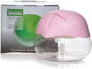 Electric Air Humidifier & Purifier - Leaf Design Pink
