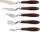 Axooms Stainless Steel Palette Knife Set for Oil Painting - 5 Pieces