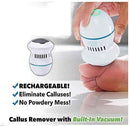 Axooms Rechargeable Electric Callus Remover with Built-In Vacuum, Professional Pedicure Tool for Dry, Hard and Dead Skin