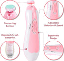 Axooms Electric Baby Nail Trimmer and File with Light and 6 Filing Pads (Multicolor)