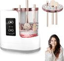 Axooms 3-in-1 Electric Makeup Brush Cleaner and Dryer, Multifunctional USB Deep Cleaner for All Brush Sizes, Blush and Contour Brushes