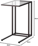 Axooms VITTSJÖ Laptop Stand 002.502.49, Black-Brown/Glass