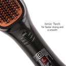 Axooms 2-in-1 Hair Styling and Air Drying Brush with Dual-Bristle Technology for Effortless Detangling and Smoothing, Lightweight Ergonomic Design