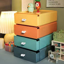 Axooms Stackable Plastic Storage Drawers, Desktop Organizer for Cosmetics, Makeup and Jewelry (Multicolor)